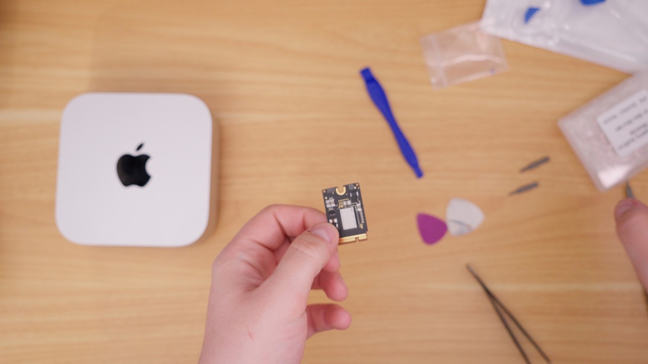 Апгрейд SSD Mac Mini M4(2TB) - YouTube