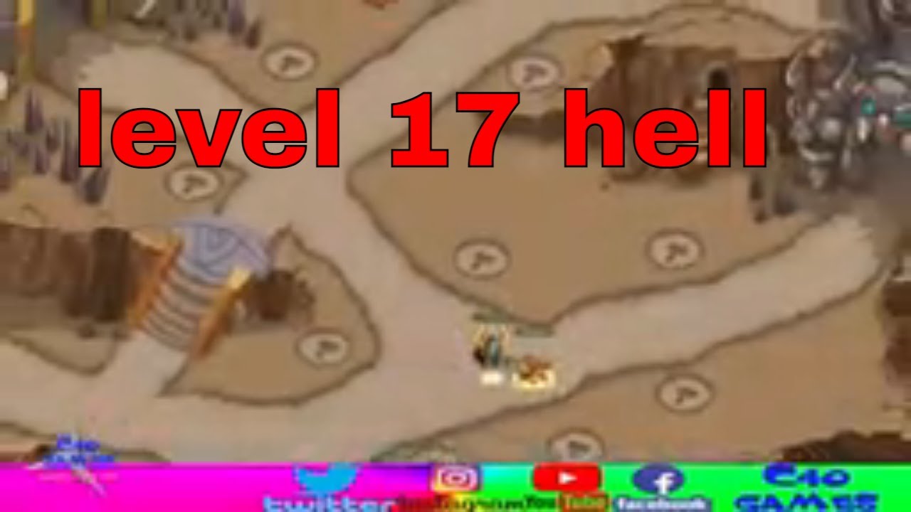 king of defense level 17 hell with local hero