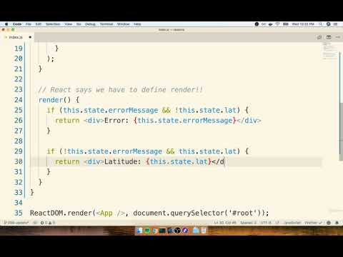 5.6  Conditionally Rendering Content | Modern React with Redux [2019 Update]