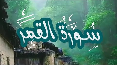 سورة القمر تلاوة عطرة مع فضيلة الشيخ/سامي عبد الرحمن جزاكم الله خيرا اينما كنتم