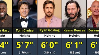 Famous Shocking Height of Hollywood Actors in 2025 | Shortest to Tallest Wealth