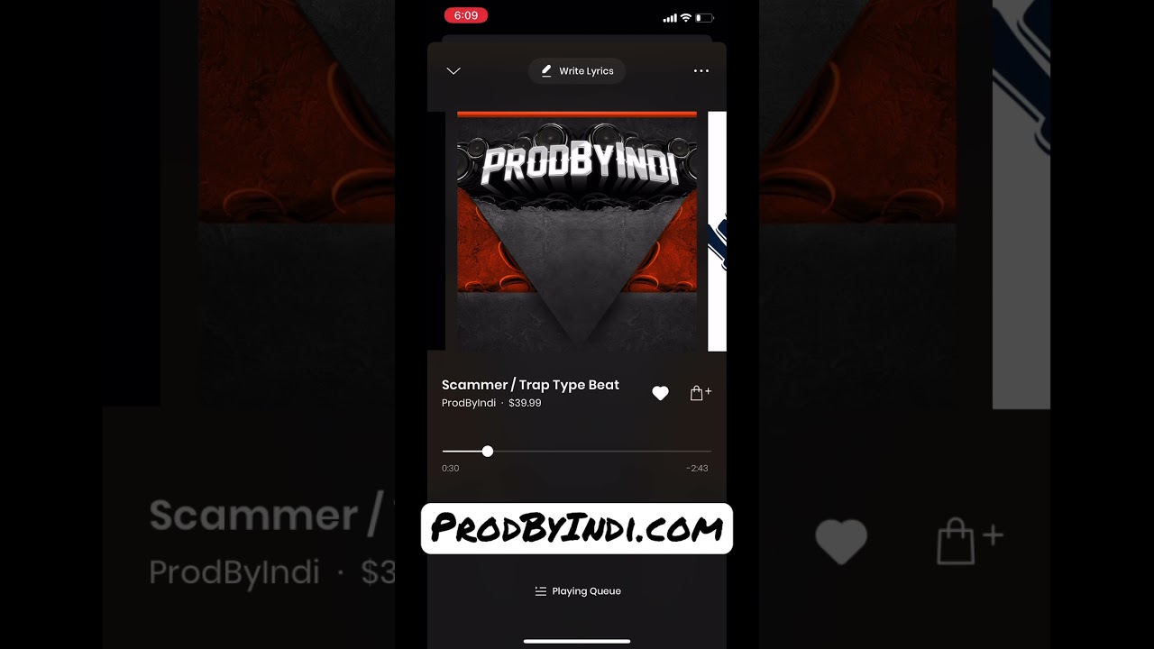 Scammer | Trap Beat | ProdByIndi 