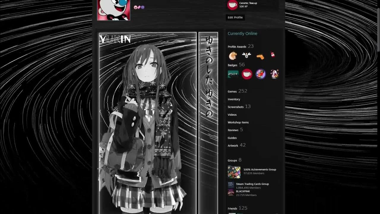 black-anime-girl-steam-artwork-youtube