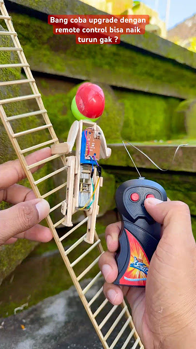 Upgrade dengan remote control #creative #toys #mainan #toy #robotics #unik
