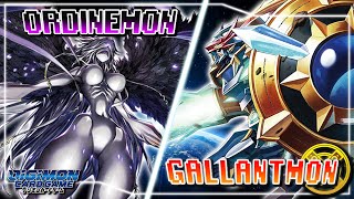 Digimon Card Game : Ordinemon (Yellow) VS Gallantmon X (Red) [BT-09]