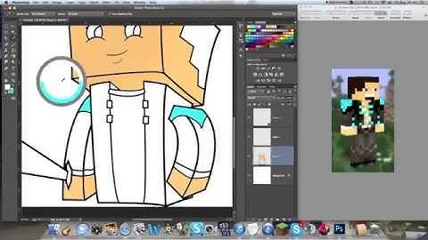 Minecraft Profile Picture Speedart #2 - GeneralTrouth