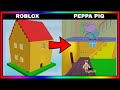 I  BUILT THE PEPPA PIG HOUSE IN ROBLOX PIGGY PT.2 (ROBLOX PIGGY BUILD MODE)