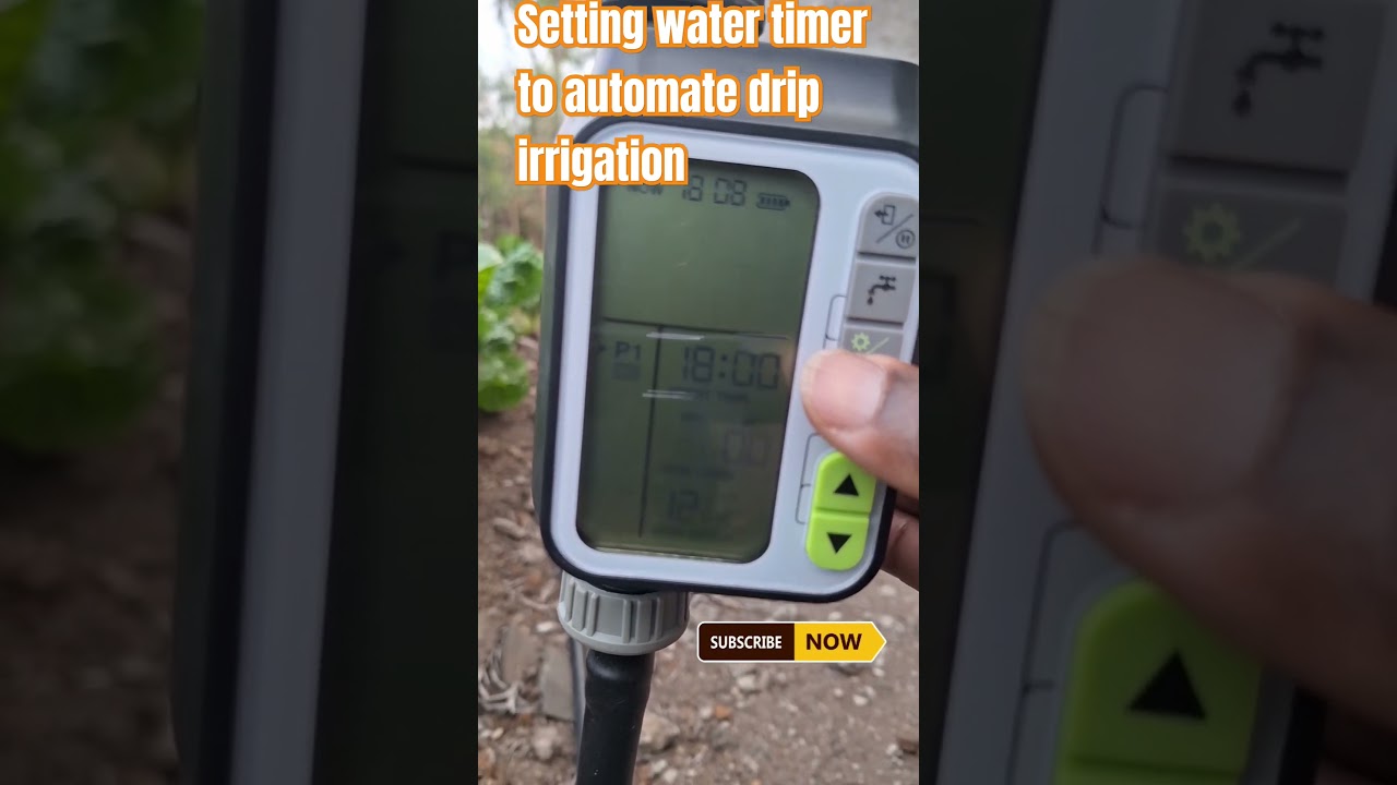 Water Timer Setup for Kitchen Garden
