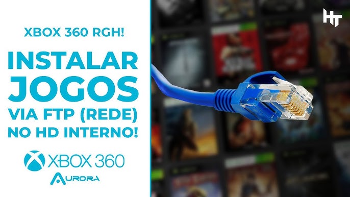 Como colocar jogos no Xbox 360 RGH de forma Fácil 