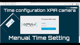 How to set ip camera date and time । Xpia camera nvr and camera date and time mismatch fix now.