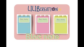 Bloc note : Présentation by Lili B 50 views 6 months ago 2 minutes, 15 seconds