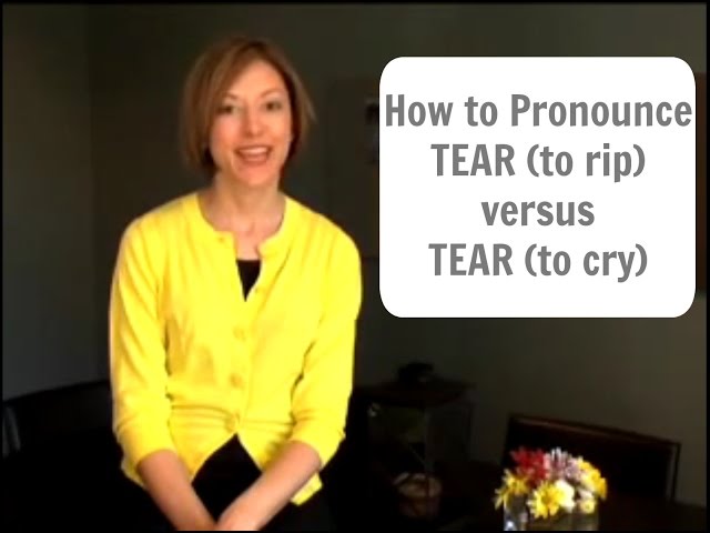 TEAR definition in American English