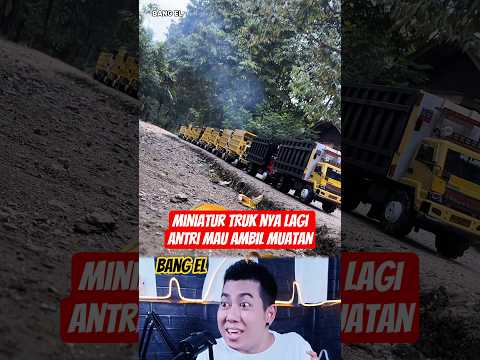 Miniatur truk banyak baris rapi banget #shorts #reactionvideo #react #eldanboy