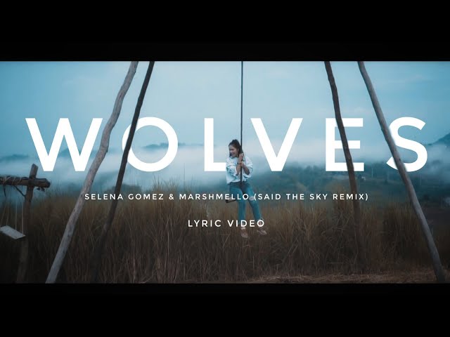 Selena Gomez & Marshmello - Wolves (Said The Sky Remix) Lyrics Video