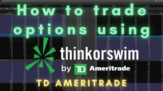 Trade Options Using ThinkorSwim: For Beginners