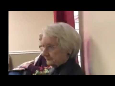 ELDERLY WOMAN SAYS BLACKS ARE EVERYWHERE