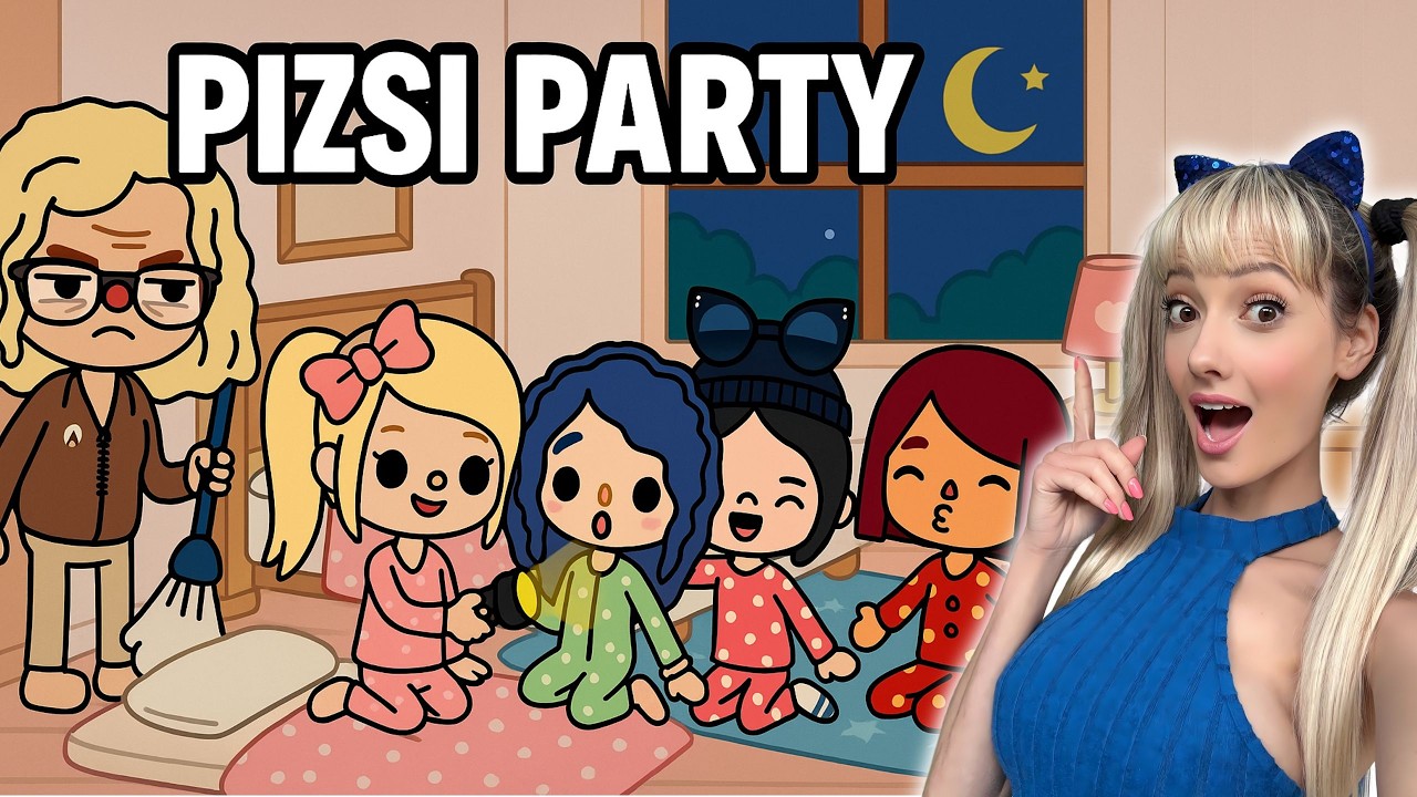 TOCA BOCA: PIZSI PARTY A CSAJOKKAL!😎🎉 #9 rész #tocaboca