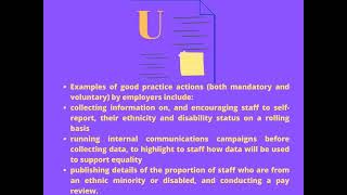 130   Measuring and reporting on disability and ethnicity pay gaps