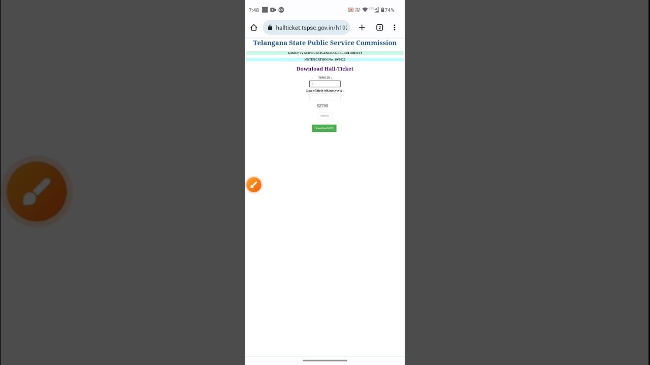 TSPSC Group-IV Admit Cards are Out....