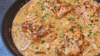 Chicken Fricassee- Quick French Chicken Stew !