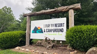 Shenandoah Camping / Luray RV Resort & Campground Tour and Review / Tubing Shenandoah River