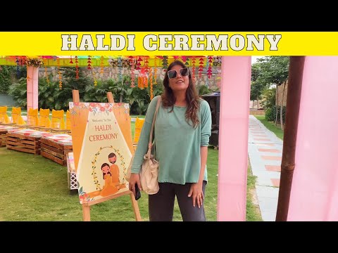 Haldi Ceremony | Haldi Vlog | After Before Haldi Setup