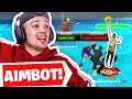 i unlocked AIMBOT on NBA 2K21.. so UNFAIR! (100% CONTESTED GREENS)