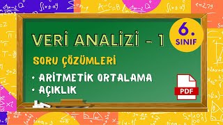 6. Sınıf - VERİ ANALİZİ - SORU ÇÖZÜMÜ PDF 6. Sınıf - VERİ ANALİZİ - SORU ÇÖZÜMÜ PDF