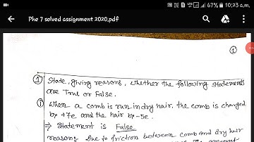 Phe 7 solved assignment 2020