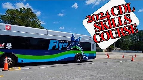 "NEW" 2024 MODERNIZED CDL SKILLS COURSE. CLASS B