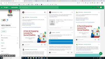 Joining Communities in Google Plus
