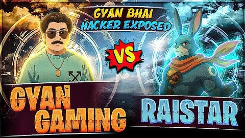 RAISTAR VS GYANGAMING || GYAN GAMING USING PANEL 🥺💔 HACKER EXPOSED ON LIVE STREAM - Garena Free Fire