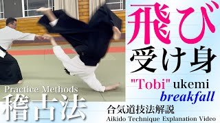 合気道｜飛び受け身｜合気道の技法解説【第26回】｜Aikido Tobi Ukemi (High Fall)
