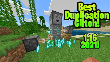 MINECRAFT DUPLICATION GLITCH 2021 1.16.2! (Duplicate Anything)