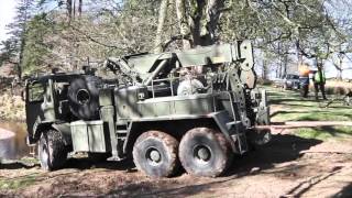 Irish Army's 6x6 heavy duty recovery wrecker