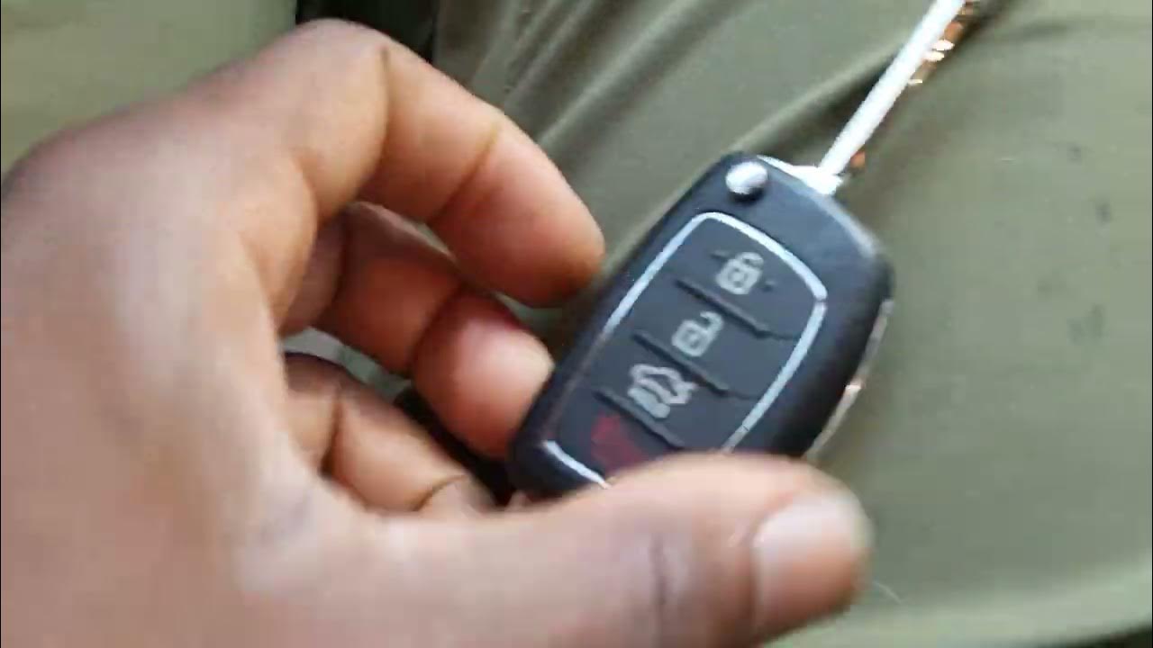 2017 Hyundai Sonata Remote control key Fob Programming Step By Step