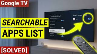 How to Find Searchable Apps on Google TV | Global Assistant Voice Search Settings Guide screenshot 4
