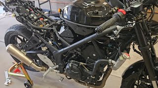 2023 Yamaha R3 - first startup with all the new parts