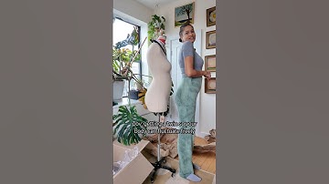 This dress form matches my body perfectly! #sewing #fashiondesign #bodypositivity