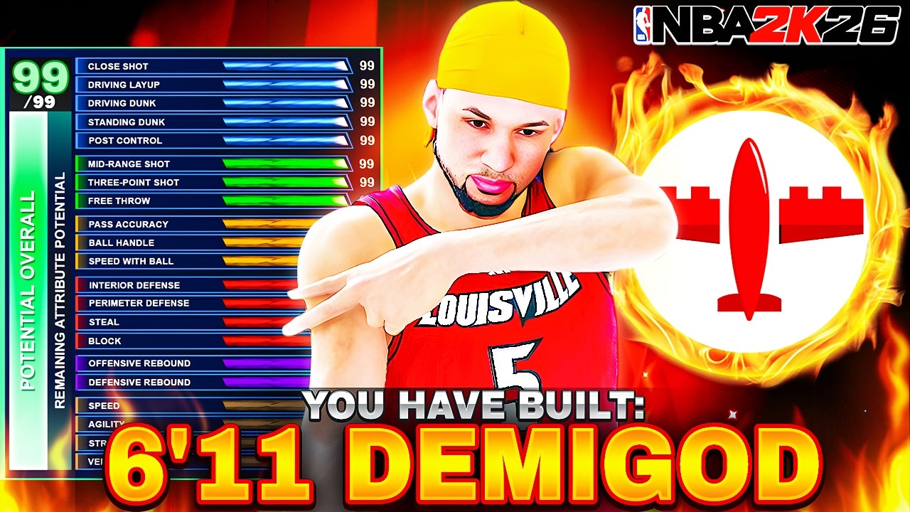 *META* 6'11 2 WAY ISO DEMIGOD is DOMINATING SEASON 5 on NBA 2K26! BEST BUILD 2K26! CAP BREAKER BUILD