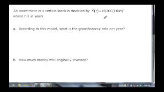 110-29a  Exponential Growth Rates