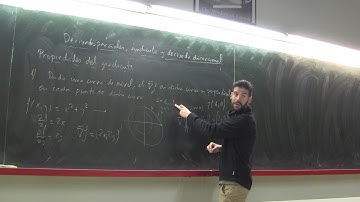 Curso de Cálculo en varias variables-Gradiente(parte 1)