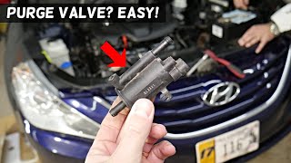 HYUNDAI SONATA PURGE CONTROL VALVE REPLACEMENT REMOVAL LOCATION