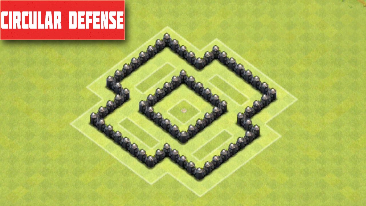 Clash of Clans Town Hall 4 Defense BEST CoC TH4 Trophy 