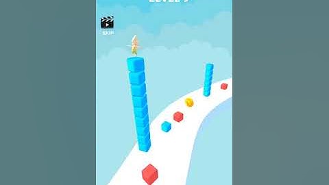 Cube Stacker Surfer 3D- All Level Gameplay Android,ios Level 9 | Android Gameplay Daily