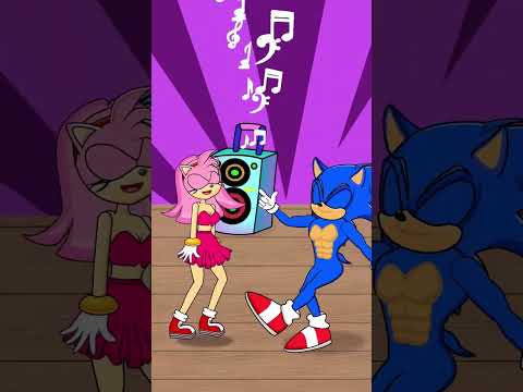 #Short Amy, Knuckles, Sonic Dance  #Dance #Anicosita