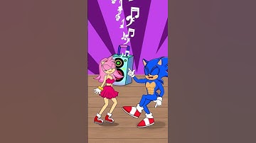 Thumbnail of #Short Amy, Knuckles, Sonic Dance  #Dance #Anicosita