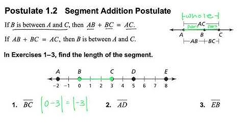 Geometry Lessons 1.2-1.3 Distance & Midpoint Formulas