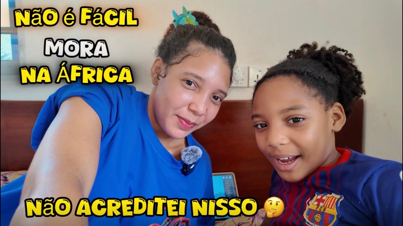 Nunca imaginei passar por isso com minha filha aqui na África