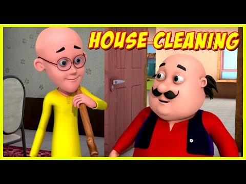 Motu Patlu | House Cleaning | Motu Patlu in Hindi